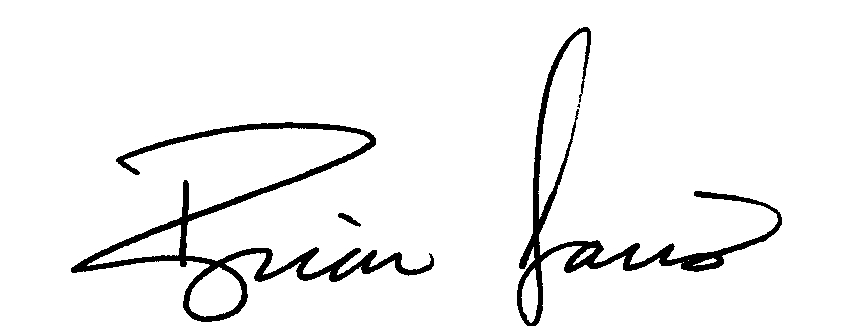 Brians signature
