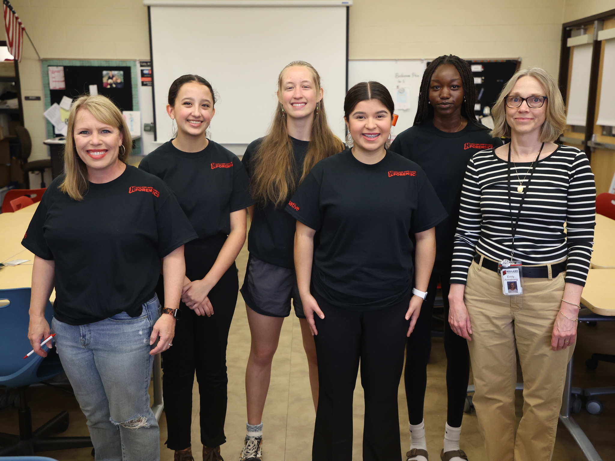 Osijek, Sundararajan, McMullen, Ochoa, Ben, and Armstrong (L to R)